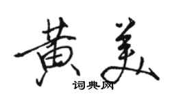 駱恆光黃美行書個性簽名怎么寫