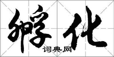 胡問遂孵化行書怎么寫