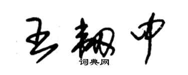 朱錫榮王韌中草書個性簽名怎么寫