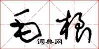 朱錫榮毛根草書怎么寫