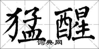 翁闓運猛醒楷書怎么寫