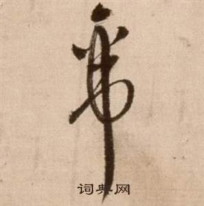 論書法卷中徐渭的寫法