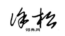 朱錫榮徐松草書個性簽名怎么寫