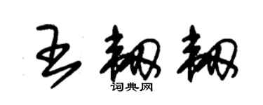 朱錫榮王韌韌草書個性簽名怎么寫