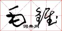 朱錫榮毛錐草書怎么寫