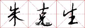 朱克生怎么寫好看