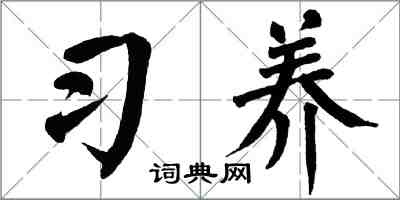 翁闓運習養楷書怎么寫