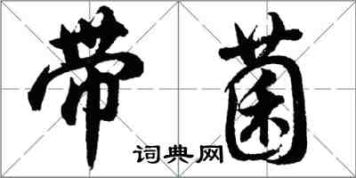 胡問遂帶菌行書怎么寫