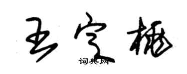 朱錫榮王定桃草書個性簽名怎么寫