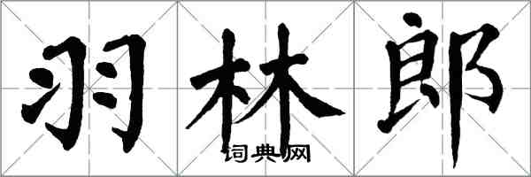 翁闓運羽林郎楷書怎么寫