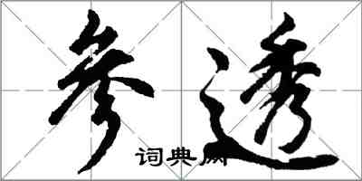 胡問遂參透行書怎么寫