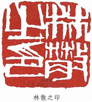 林散之的篆刻印章林散之印