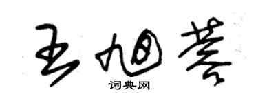 朱錫榮王旭蓉草書個性簽名怎么寫