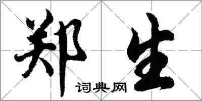 胡問遂鄭生行書怎么寫