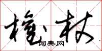 朱錫榮權杖草書怎么寫