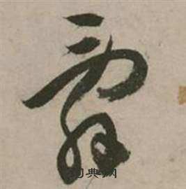 行草詩文卷中張弼的寫法