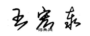 朱錫榮王宏泰草書個性簽名怎么寫