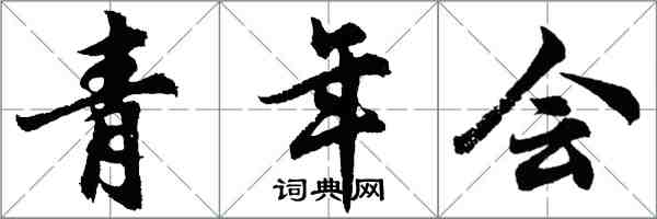 胡問遂青年會行書怎么寫