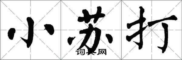 翁闓運小蘇打楷書怎么寫