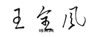 駱恆光王全風草書個性簽名怎么寫