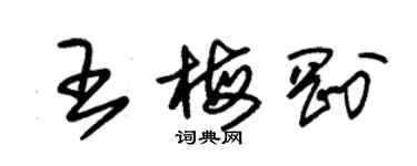 朱錫榮王梅剛草書個性簽名怎么寫