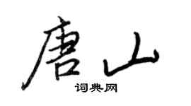 王正良唐山行書個性簽名怎么寫