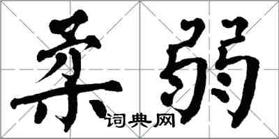 翁闓運柔弱楷書怎么寫