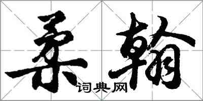 胡問遂柔翰行書怎么寫