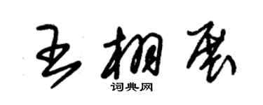 朱錫榮王栩展草書個性簽名怎么寫