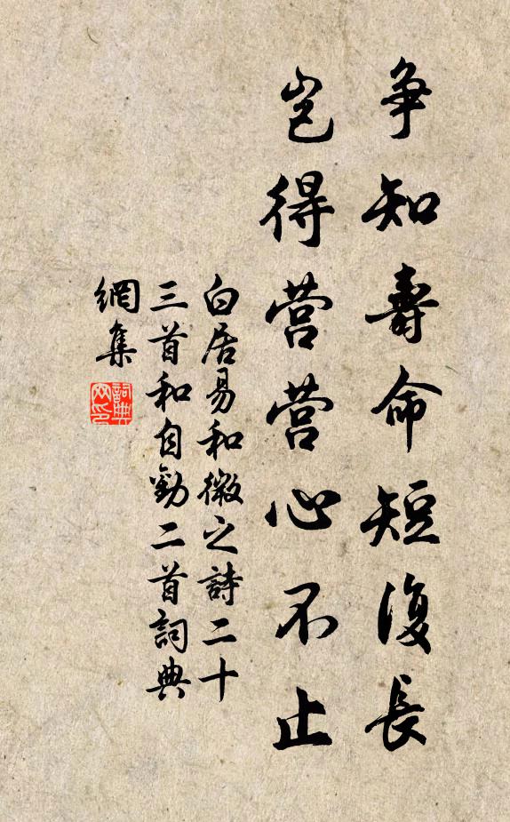 車馬紛紛者,能知此似稀 詩詞名句