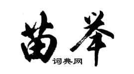 胡問遂苗舉行書個性簽名怎么寫