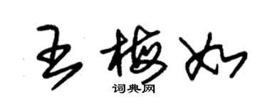 朱錫榮王梅如草書個性簽名怎么寫