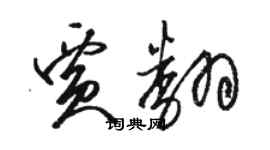 駱恆光賈翻草書個性簽名怎么寫