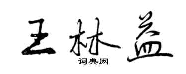 曾慶福王林益行書個性簽名怎么寫