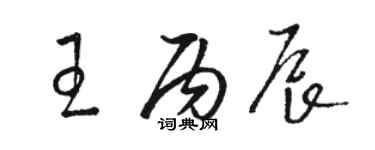 駱恆光王丙辰草書個性簽名怎么寫