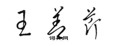 駱恆光王善芹草書個性簽名怎么寫