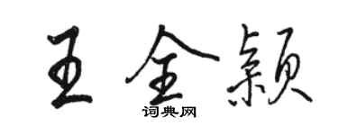 駱恆光王全穎行書個性簽名怎么寫