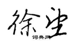 王正良徐望行書個性簽名怎么寫