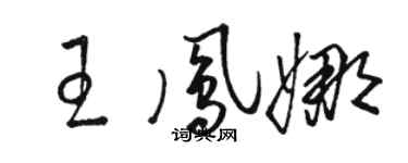 駱恆光王鳳娜草書個性簽名怎么寫