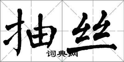 翁闓運抽絲楷書怎么寫