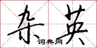 雜録的意思_雜録的解釋_國語詞典