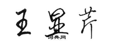 駱恆光王顯芹行書個性簽名怎么寫