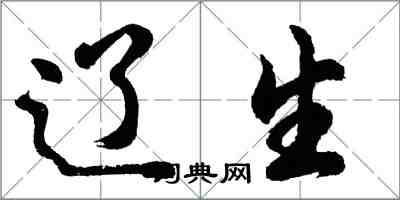 胡問遂遼生行書怎么寫