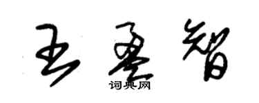 朱錫榮王盈智草書個性簽名怎么寫