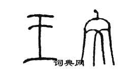 陳墨王文篆書個性簽名怎么寫