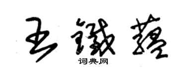 朱錫榮王鐵蘊草書個性簽名怎么寫