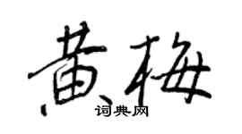 王正良黃梅行書個性簽名怎么寫