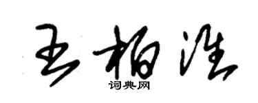 朱錫榮王柏淮草書個性簽名怎么寫