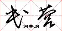 朱錫榮民營草書怎么寫