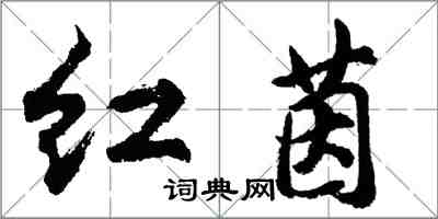 胡問遂紅茵行書怎么寫